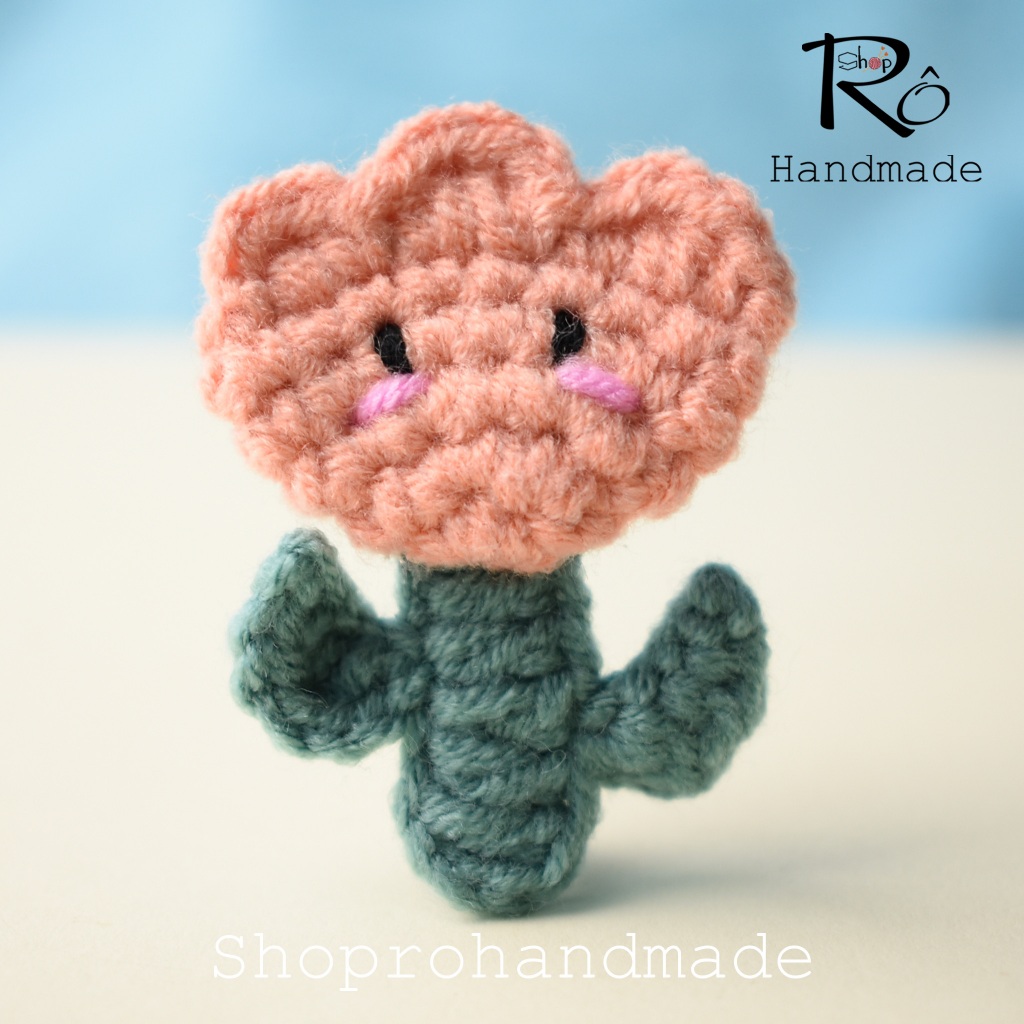 Kẹp tóc hình bông hoa ngộ nghĩnh cho nữ và bé gái 4.5cm |Cặp tóc mái dễ thương |Shop Rô Handmade - Ảnh 2
