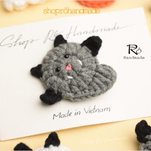 Alternative view of Ghim cài áo bé dơi cute Halloween 4.5cm |Pin, trâm cài balo, cặp, huy hiệu |Shop Rô Handmade