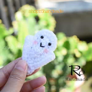 Kẹp tóc bé ma biết bay Halloween cho nữ và bé gái 6cm |Cặp tóc độc lạ |Shop Rô Handmade
